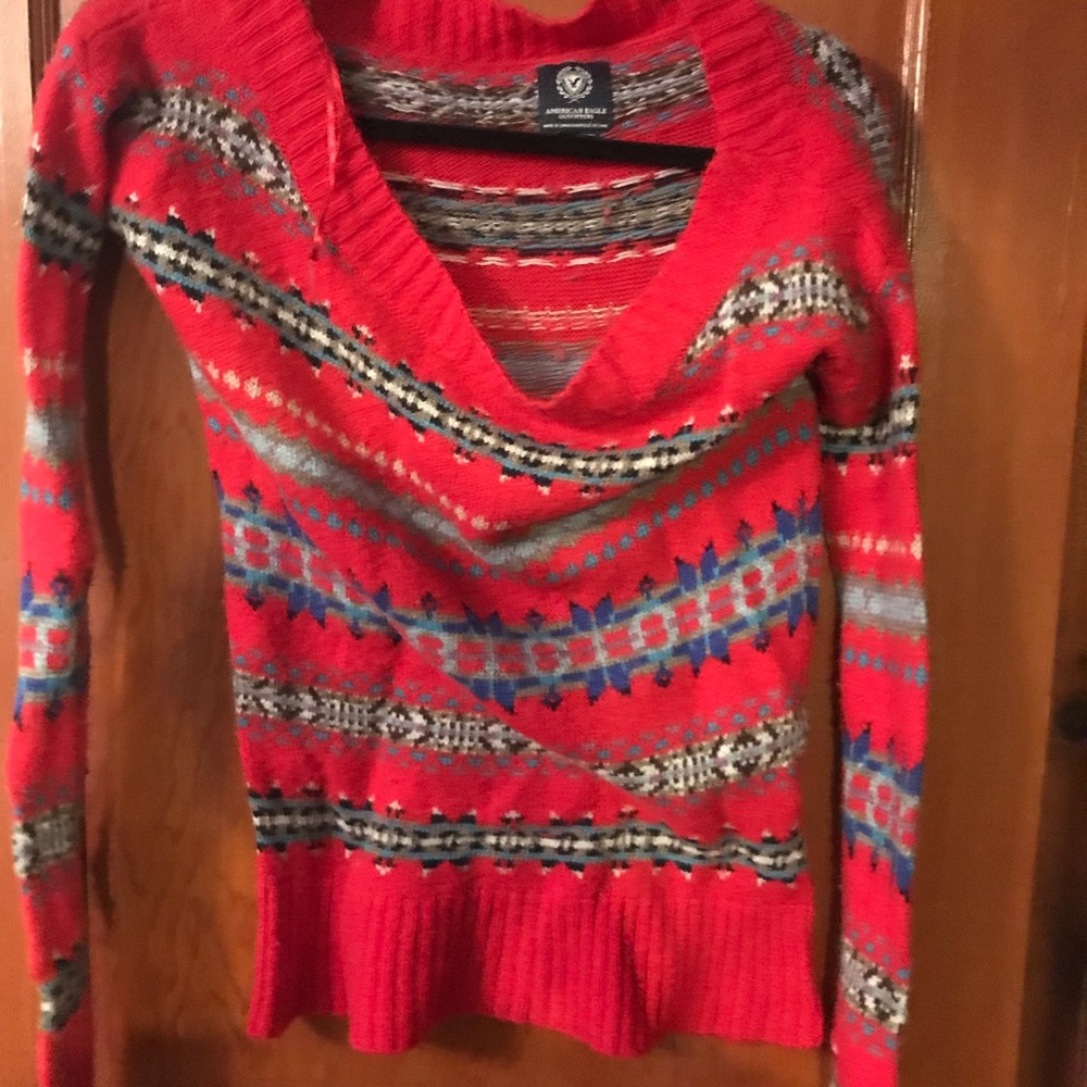 Off the shoulder ugly Christmas sweater
